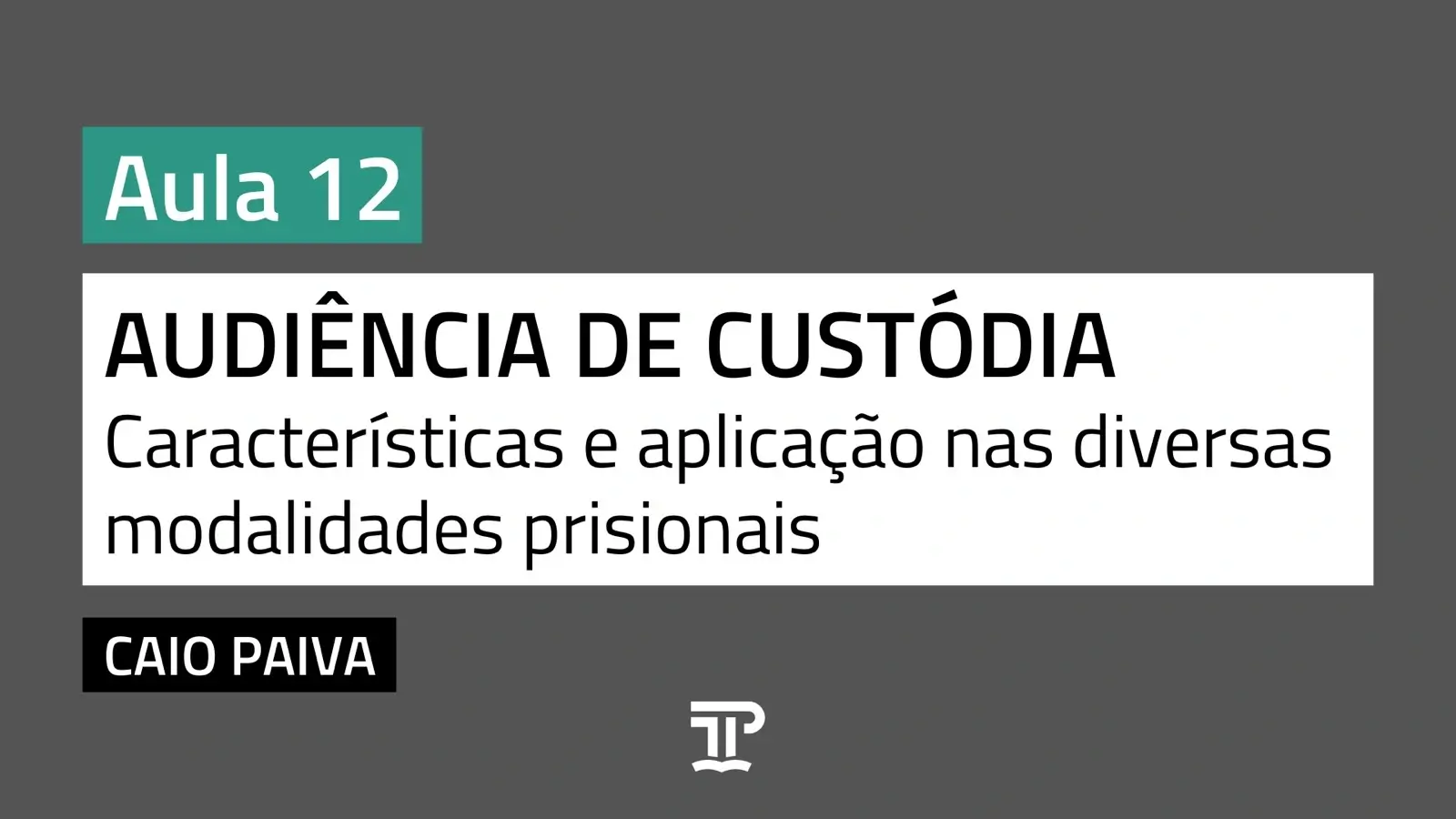 Audiência de custódia: Características e aplicação nas diversas modalidades prisionais