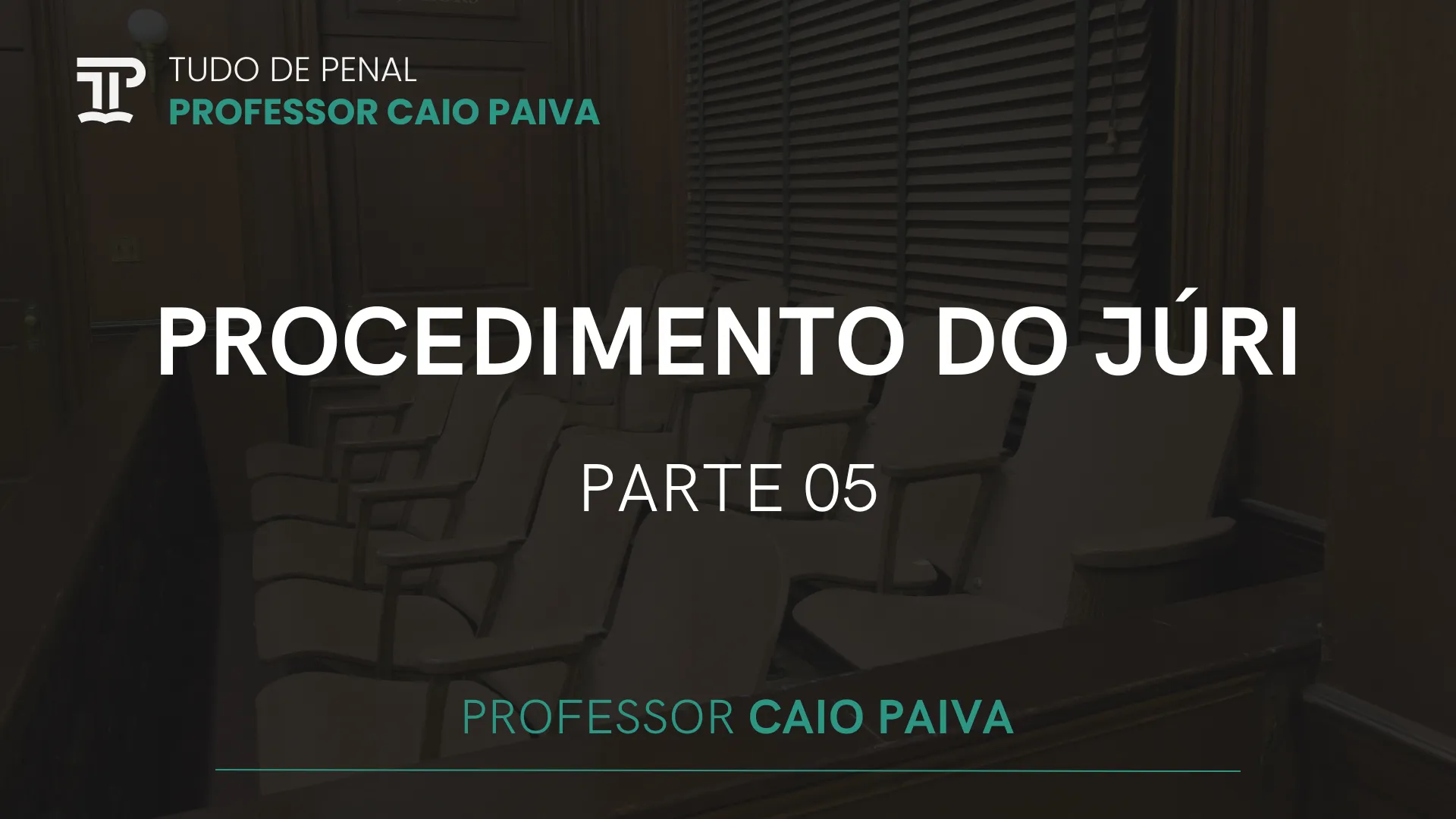 Procedimento do Júri - Parte 05